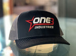 One3 Industries LOGO Hat Black/Grey