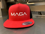 MAGA TRUMP 2020 Red/Black Flatbill Trucker Hat